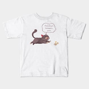 cat and mouse Kids T-Shirt